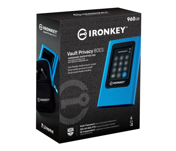 KINGSTON IronKey Vault Privacy 80 960GB, Encrypted XTS-AES 256bit - 748511 - zdjęcie 5